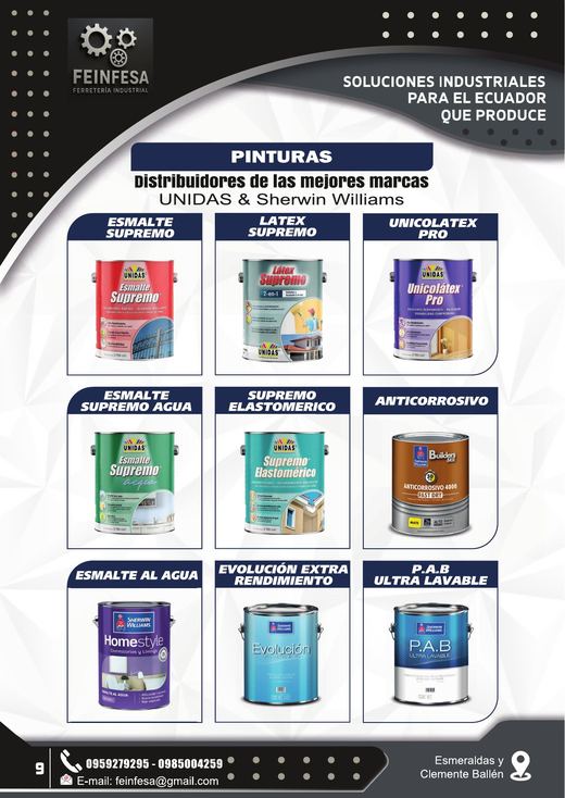 Catálogo de Pinturas — FEINFESA Ferretería Industrial